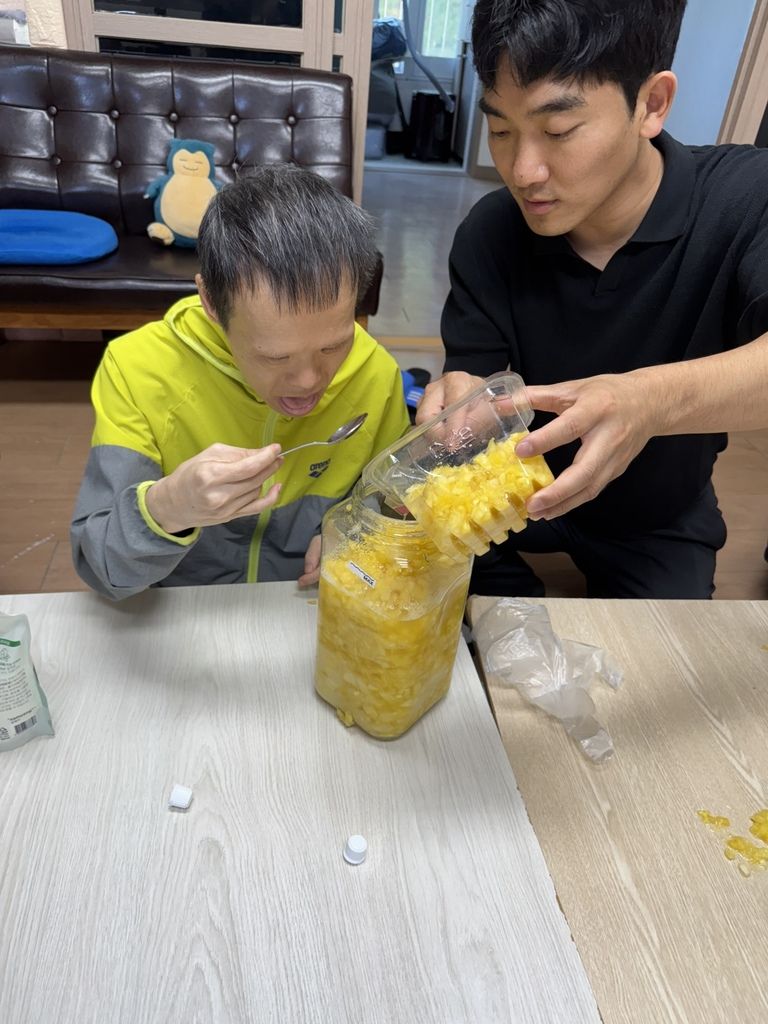 파인애플 수제청 만들기